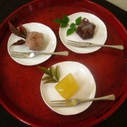 柚子、桜、小豆です