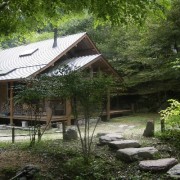 茶室からの山荘