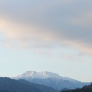 今朝の石鎚山