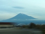 車窓の富士山