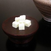 メレンゲ菓子を乗せて