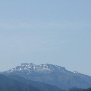 今朝の石鎚山