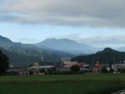 朝７時前の石鎚山