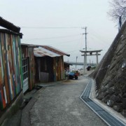 路地の壁画
