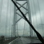 雨の瀬戸大橋