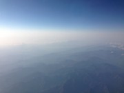 機上の雲
